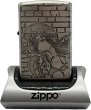 Photo1: Zippo BLACK LAGOON 25th Anniversary  Revy 3-sides Etching Oxidized Silver Plating Japan Limited Oil Lighter (1)