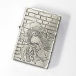 Photo1: Zippo BLACK LAGOON 25th Anniversary  Revy 3-sides Etching Oxidized Silver Plating Japan Limited Oil Lighter (1)