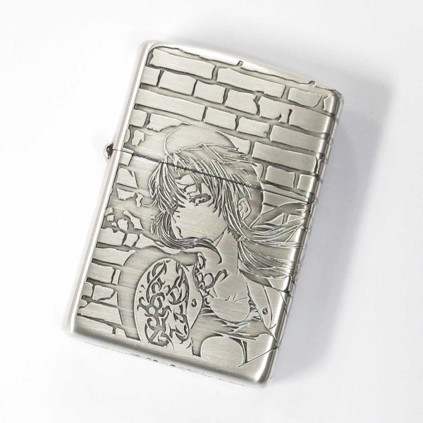 Photo1: Zippo BLACK LAGOON 25th Anniversary  Revy 3-sides Etching Oxidized Silver Plating Japan Limited Oil Lighter (1)
