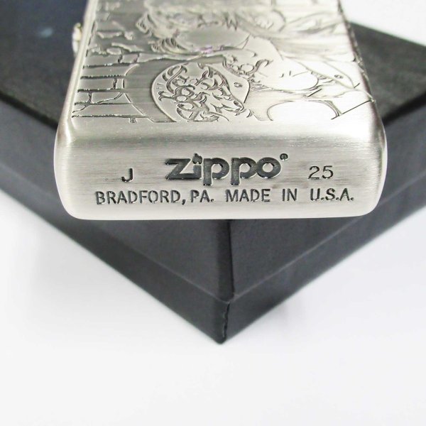Photo5: Zippo BLACK LAGOON 25th Anniversary  Revy 3-sides Etching Oxidized Silver Plating Japan Limited Oil Lighter (5)