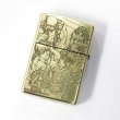Photo2: Zippo BLACK LAGOON 25th Anniversary Lagoon Company Both Sides Etching Oxidized Brass Plating Japan Limited Oil Lighter (2)