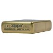 Photo4: Zippo Heart Sutra Kanji 般若心経 Both Sides Etching Oxidized Brass Plating Japan Limited Oil Lighter (4)