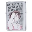 Photo1: Zippo Sexy Moe Girl Woman Oxidized Silver Plating Etching Japan Limited Oil Lighter #3 (1)