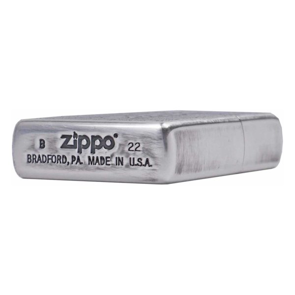 Photo4: Zippo Heart Sutra Kanji 般若心経 Both Sides Etching Oxidized Silver Plating Japan Limited Oil Lighter (4)