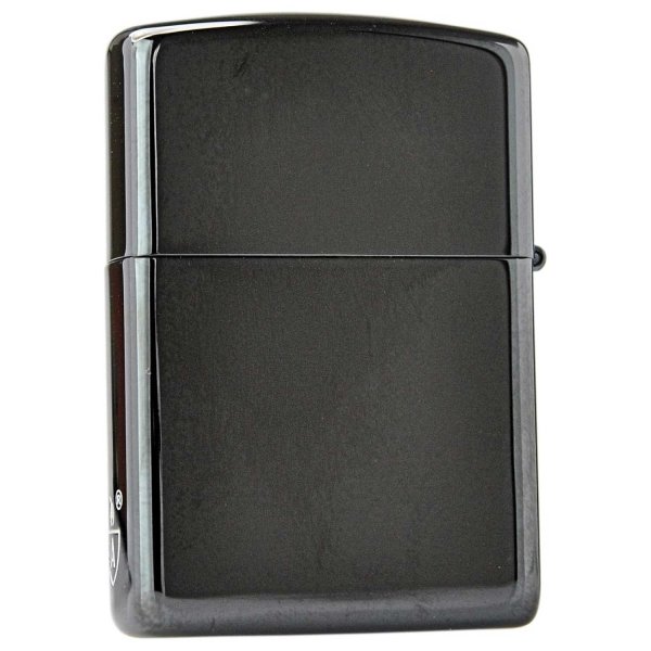 Photo2: Zippo Armor Case Black Titanium Coating 2-sides Etching Japan Limited Oil Lighter (2)