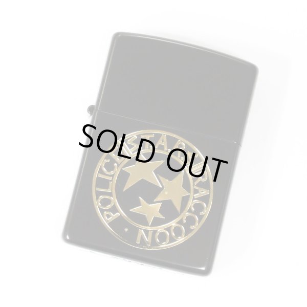 Photo1: Zippo BIOHAZARD S.T.A.R.S. Medallion 3-sides Etching Matte Black Gold Japan Limited Oil Lighter (1)