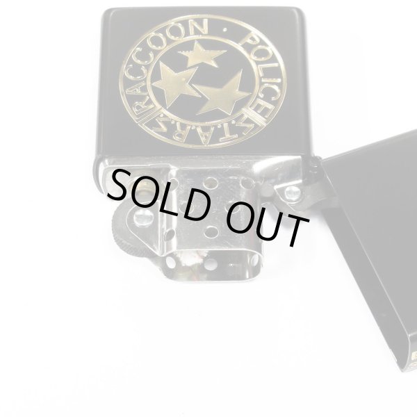 Photo4: Zippo BIOHAZARD S.T.A.R.S. Medallion 3-sides Etching Matte Black Gold Japan Limited Oil Lighter (4)