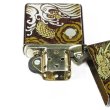Photo3: Zippo Real Gold Plating Dragon Japanese Makie Wagara Gold Tank Japan Limited Oil Lighter (3)
