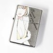 Photo1: Zippo Sexy Moe Girl Woman Oxidized Silver Plating Etching Japan Limited Oil Lighter #2 (1)