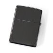 Photo2: Zippo Armor Case Black Titanium Coating 2-sides Etching Japan Limited Oil Lighter (2)