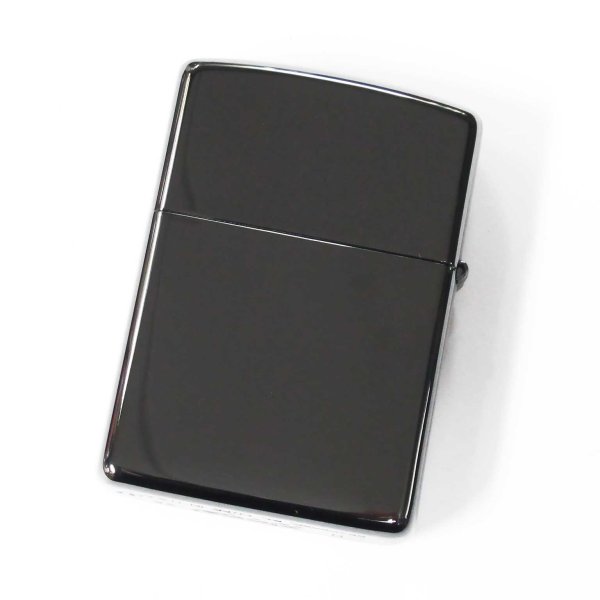 Photo2: Zippo Armor Case Black Titanium Coating 2-sides Etching Japan Limited Oil Lighter (2)
