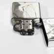 Photo3: Zippo Sexy Moe Girl Woman Oxidized Silver Plating Etching Japan Limited Oil Lighter #2 (3)