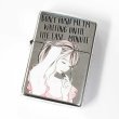 Photo1: Zippo Sexy Moe Girl Woman Oxidized Silver Plating Etching Japan Limited Oil Lighter #3 (1)
