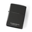 Photo1: Zippo Armor Case Black Titanium Coating 2-sides Etching Japan Limited Oil Lighter (1)