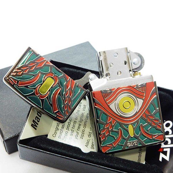 Photo6: Zippo Kamen Rider Agito Exceed Gills Black Nickel Plating Etching Japanese Hero Japan Limited Oil Lighter (6)