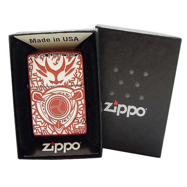 Photo7: Zippo Kamen Rider Agito Shineing Form Ion Red Plating Etching Japanese Hero Japan Limited Oil Lighter (7)