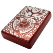 Photo3: Zippo Kamen Rider Agito Shineing Form Ion Red Plating Etching Japanese Hero Japan Limited Oil Lighter (3)