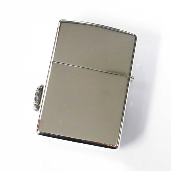 Photo2: Outlet Zippo Winning Whinny Horse Metal Deep Red Silver Plating Japan Limited Oil Lighter (2)