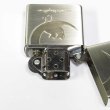 Photo3: Outlet Zippo Cuple Cats Much Together Design Silver Plating Etching Japan Limited Oil Lighter (3)
