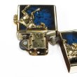 Photo3: Zippo Winning Whinny Atlantic Blue Horse Metal Gold Plating Gold Tank Japan Limited Oil Lighter (3)