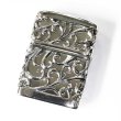 Photo1: Zippo Gothic Arabesque Full Metal Jacket Oxidized Silver Plating Japan Limited Heavy Weight Oil Lighter (1)