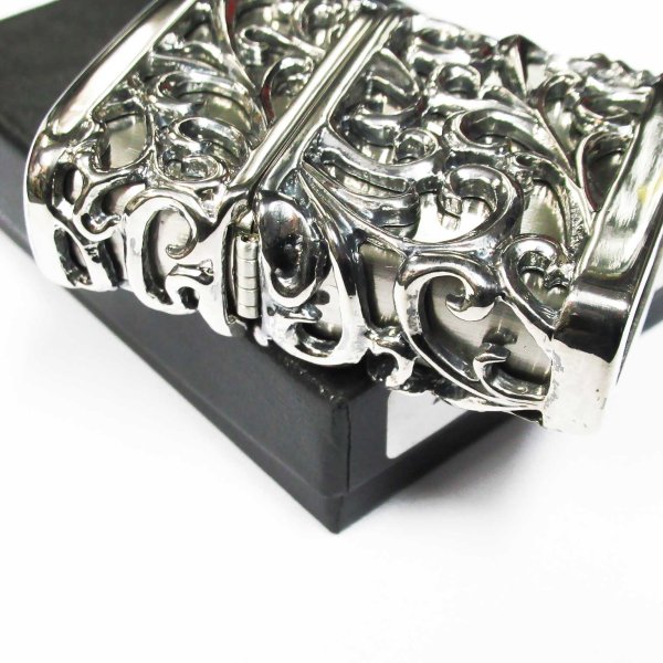 Photo5: Zippo Gothic Arabesque Full Metal Jacket Oxidized Silver Plating Japan Limited Heavy Weight Oil Lighter (5)