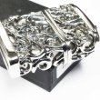 Photo3: Zippo Gothic Arabesque Full Metal Jacket Oxidized Silver Plating Japan Limited Heavy Weight Oil Lighter (3)