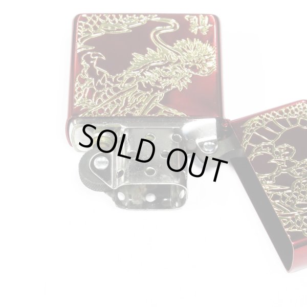 Photo3: Zippo Rampage Dragon Kanji Etching Gold Red Ion Coating Japan Limited Oil Lighter (3)