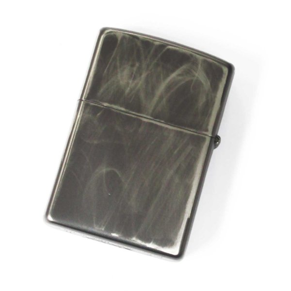 Photo2: Zippo Skull Killer Bee Etching Used Finish Silver Plating 2011 Japan Limited Oil Lighter (2)