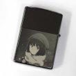 Photo2: Zippo Lycoris Recoil Black Nickel Plating Both Sides Laser Engraving Japan Limited Japanese Anime Oil Lighter (2)