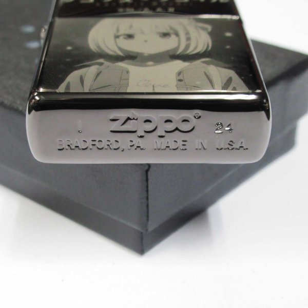 Photo4: Zippo Lycoris Recoil Black Nickel Plating Both Sides Laser Engraving Japan Limited Japanese Anime Oil Lighter (4)