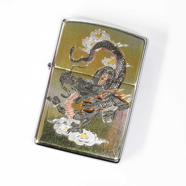 Photo1: Zippo Flying Cloud Dragon Electroforming Japan Limited Oil Lighter (1)