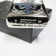 Photo4: Zippo Armor Case Cross Shell Inly Both Sides Etching Silver Plating Japan Limited Oil Lighter (4)