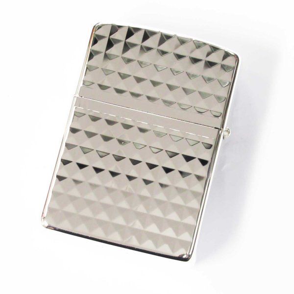 Photo2: Zippo Armor Case Both Sides Design Logo Etching Silver Plating Japan Limited Oil Lighter (2)