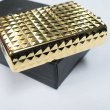Photo4: Zippo Armor Case Diamond Cut 4-sides Design Gold Plating Gold Tank Japan Limited Oil Lighter (4)