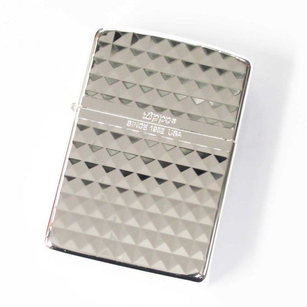 Photo1: Zippo Armor Case Both Sides Design Logo Etching Silver Plating Japan Limited Oil Lighter (1)