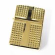 Photo1: Zippo Armor Case Diamond Cut Cross 4-sides Design Gold Plating Gold Tank Japan Limited Oil Lighter (1)