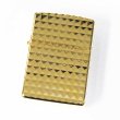 Photo1: Zippo Armor Case Diamond Cut 4-sides Design Gold Plating Gold Tank Japan Limited Oil Lighter (1)