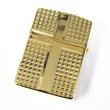 Photo2: Zippo Armor Case Diamond Cut Cross 4-sides Design Gold Plating Gold Tank Japan Limited Oil Lighter (2)
