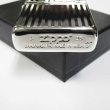 Photo4: Zippo Armor Case Stripe Both Sides Design Logo Etching Silver Plating Japan Limited Oil Lighter (4)