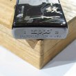 Photo5: Outlet Zippo Sengoku Busho Ieyasu Tokugawa Samurai Kanji 天下統一 徳川家康 Both Sides Etching Black Nickel Japan Limited Oil Lighter (5)