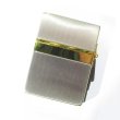 Photo2: Zippo 1935 Replica Mirror Line Silver Gold Plating Etching Japan Limited Oil Lighter (2)