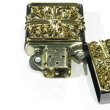 Photo3: Zippo Arabesque Cross Metal Black Nickel Gold Plating Japan Limited Oil Lighter (3)