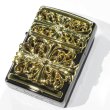 Photo1: Zippo Arabesque Cross Metal Black Nickel Gold Plating Japan Limited Oil Lighter (1)