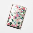 Photo1: Zippo Broken Design Shell Inlay Silver Satena Pink Gold Plating Japan Limited Oil Lighter (1)