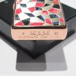 Photo5: Zippo Broken Design Shell Inlay Silver Satena Pink Gold Plating Japan Limited Oil Lighter (5)