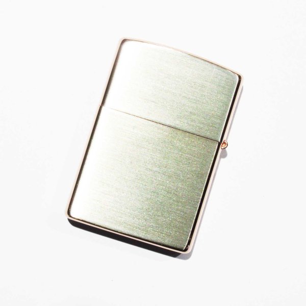 Photo2: Zippo Broken Design Shell Inlay Silver Satena Pink Gold Plating Japan Limited Oil Lighter (2)