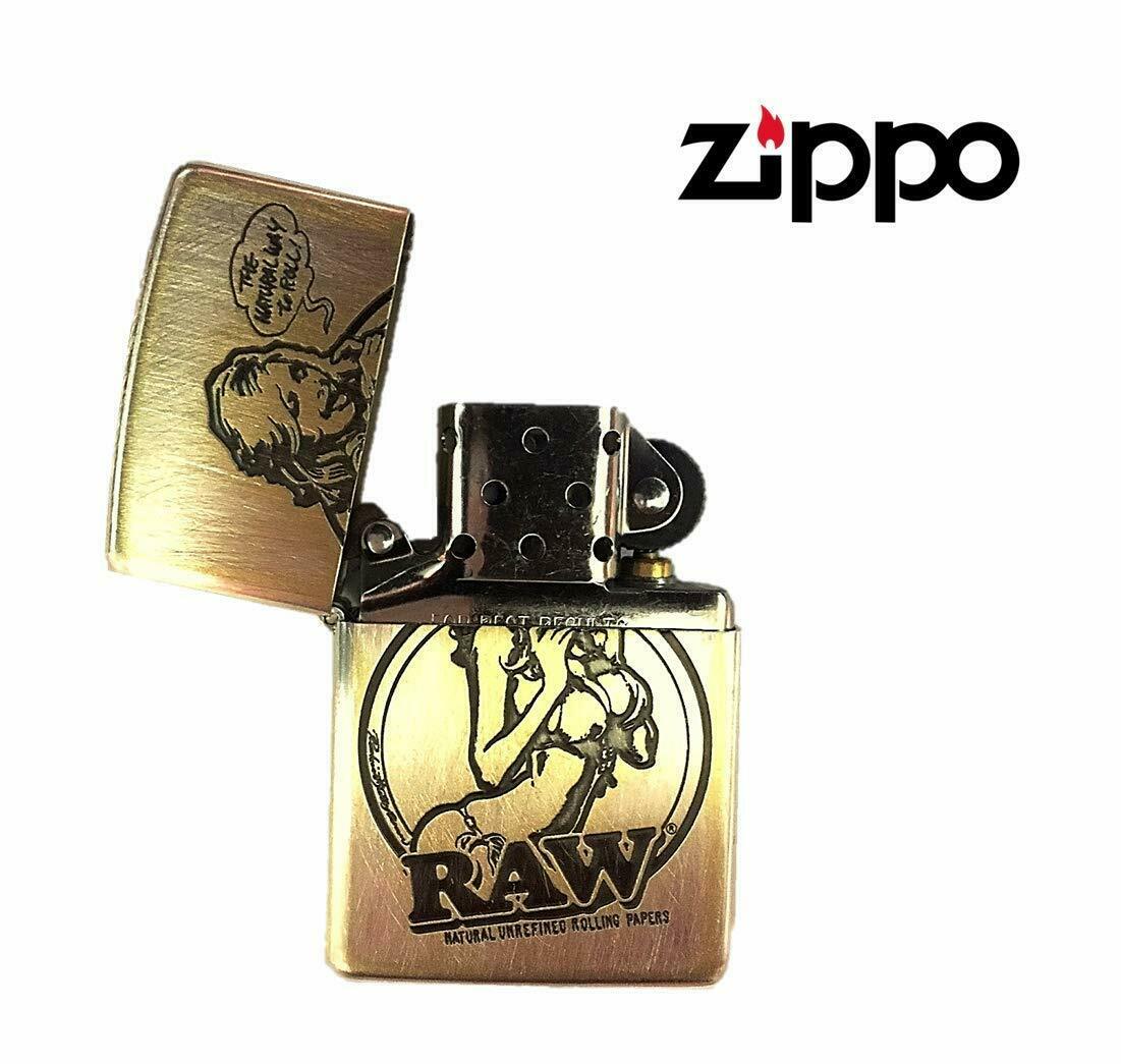 Zippo Rockin'Jelly Bean RAW Girl Used Finish Feeling Japan Limited