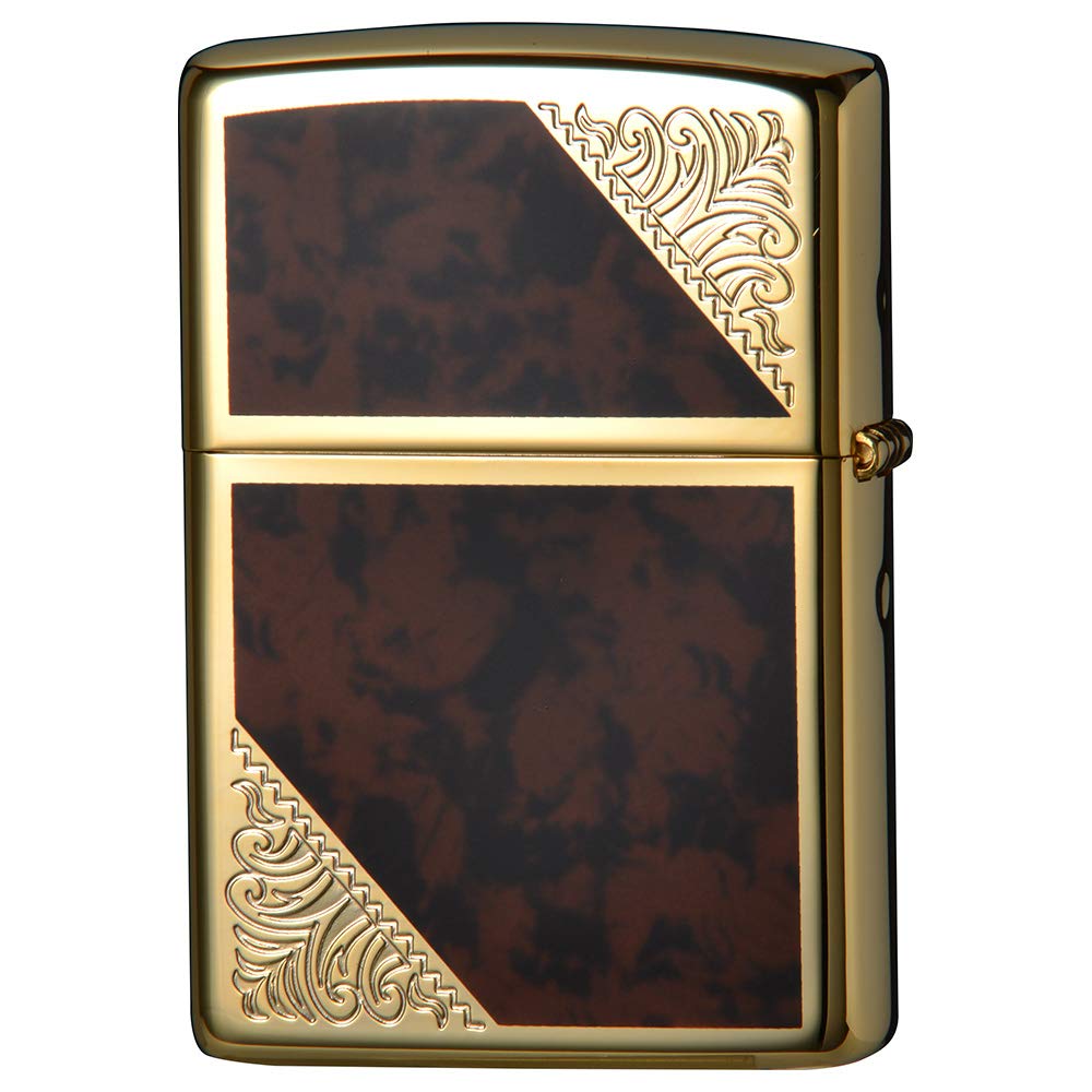 Zippo Venetian Design Both Sides Gold Plating Limited Oil Lighter