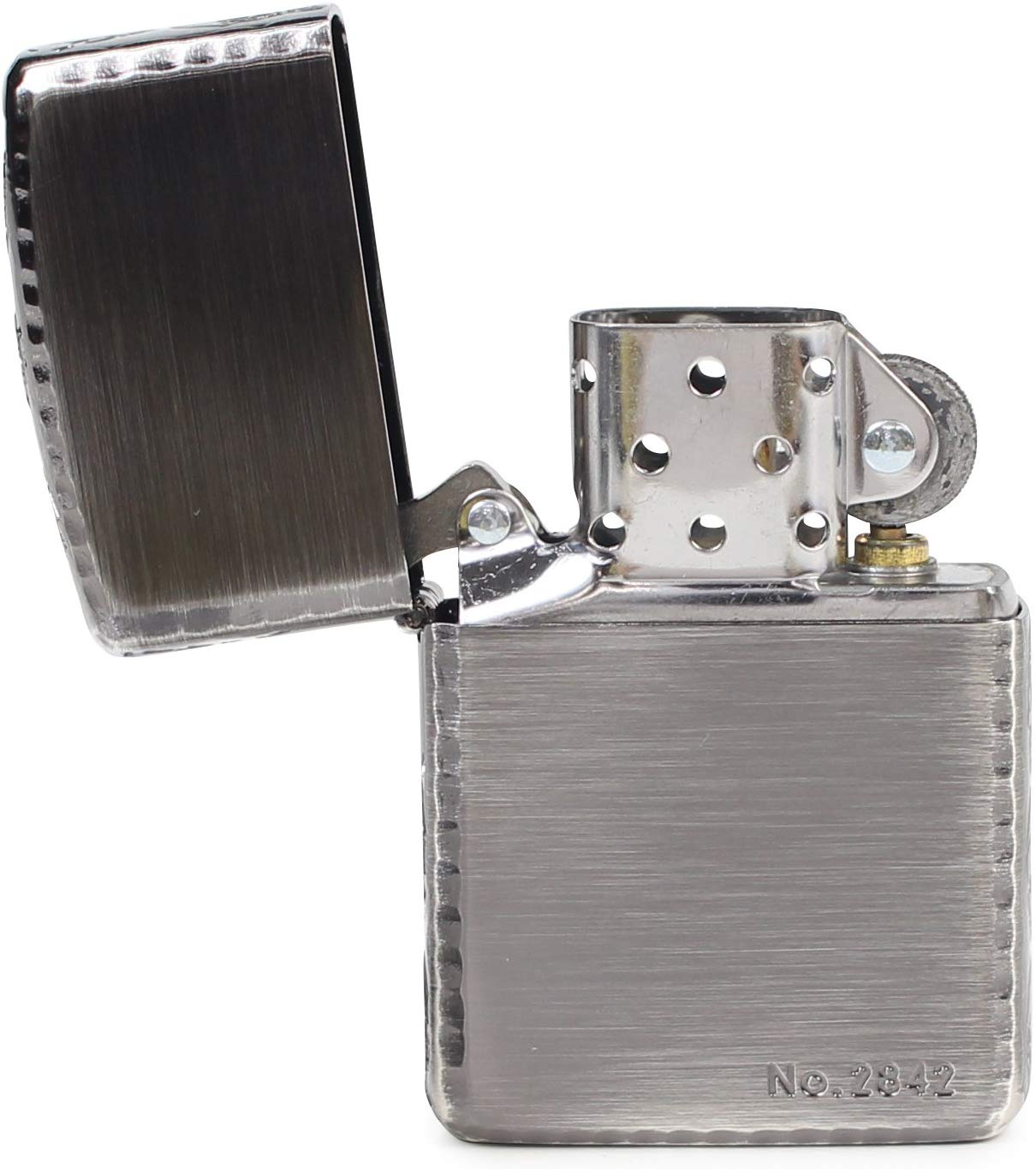 Zippo Armor Case Skull Limited Edition Antique Silver 3-sides